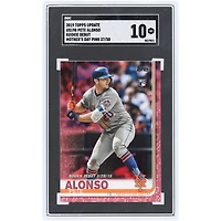 Pete Alonso New York Mets 2019 Topps Update Mother's Day Pink #US198 #37/50 SGC Authenticated 10 Rookie Card