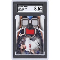 Chris Sale Boston Red Sox 2018 Topps Tribute White Triple Tri-Color Relic #TTR-CS #1/1 SGC Authenticated 8.5 Card