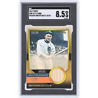 Ty Cobb Detroit Tigers 2012 Topps Golden Greats Bat Relic #GGR-19 #10/10 SGC Authenticated 8.5 Card