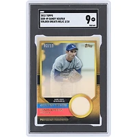 Sandy Koufax Los Angeles Dodgers 2012 Topps Golden Greats Jersey Relic #GGR- #3/10 SGC Authenticated Card