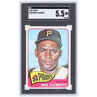 Roberto Clemente Pittsburgh Pirates 1965 Topps #160 SGC Authenticated 5.5 Card