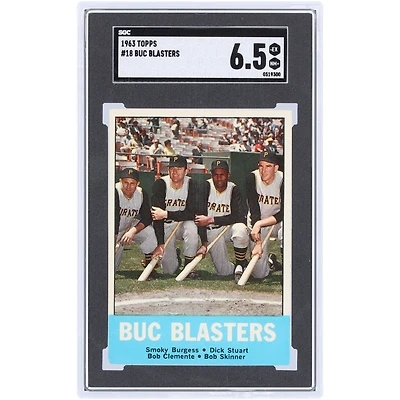 Buc Blasters Pittsburgh Pirates 1963 Topps #18 SGC Authenticated 6.5 Card