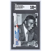 Jackie Robinson Brooklyn Dodgers 2020 Topps Update Player Variation #U-63 SGC Authenticated 10 Card