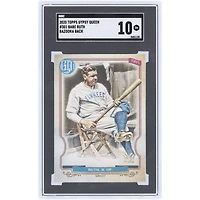 Babe Ruth New York Yankees 2020 Topps GQ Bazooka Back #301 SGC Authenticated 10 Card