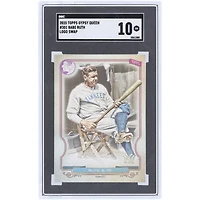 Babe Ruth New York Yankees 2020 Topps GQ Logo Swap #301 SGC Authenticated 10 Card
