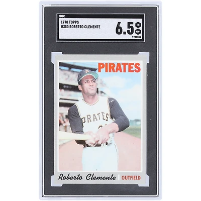 Roberto Clemente Pittsburgh Pirates 1970 Topps #350 SGC Authenticated 6.5 Card