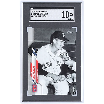 Ted Williams Boston Red Sox 2020 Topps Update Player Variation #U-271 SGC Authenticated 10 Card