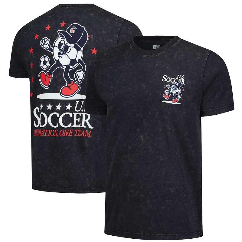 Men's New Era Navy USMNT Old School Sport Washed T-Shirt