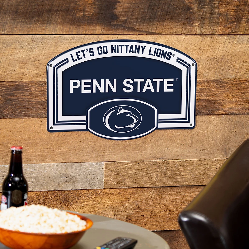 Penn State Nittany Lions 11" x 17" Embossed USA Steel Buckle Wall Sign