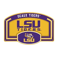 LSU Tigers 11" x 17" Embossed USA Steel Buckle Wall Sign