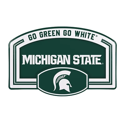 Michigan State Spartans 11" x 17" Embossed USA Steel Buckle Wall Sign