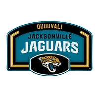 Jacksonville Jaguars 11" x 17" Embossed USA Steel Buckle Wall Sign