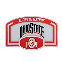 Ohio State Buckeyes 11" x 17" Embossed USA Steel Buckle Wall Sign