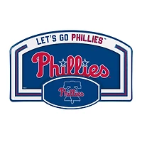Philadelphia Phillies 11" x 17" Embossed USA Steel Buckle Wall Sign