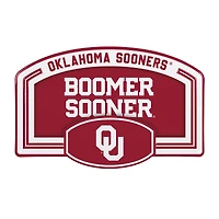 Oklahoma Sooners 11" x 17" Embossed USA Steel Buckle Wall Sign