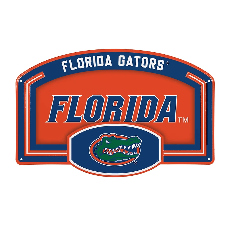 Florida Gators 11" x 17" Embossed USA Steel Buckle Wall Sign