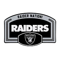 Las Vegas Raiders 11" x 17" Embossed USA Steel Buckle Wall Sign