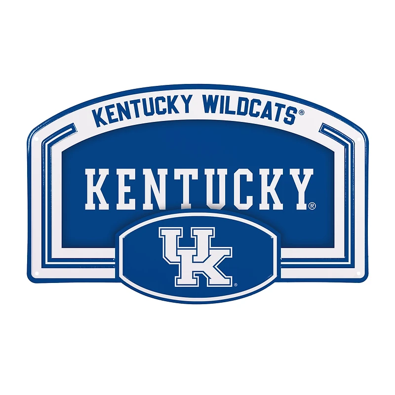 Kentucky Wildcats 11" x 17" Embossed USA Steel Buckle Wall Sign