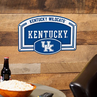 Kentucky Wildcats 11" x 17" Embossed USA Steel Buckle Wall Sign