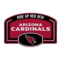 Arizona Cardinals 11" x 17" Embossed USA Steel Buckle Wall Sign