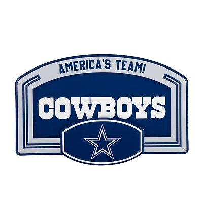 Dallas Cowboys 11" x 17" Embossed USA Steel Buckle Wall Sign