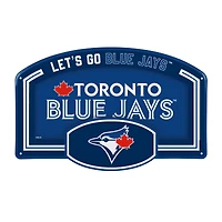 Toronto Blue Jays 11" x 17" Embossed USA Steel Buckle Wall Sign