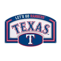 Texas Rangers 11" x 17" Embossed USA Steel Buckle Wall Sign