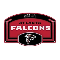 Atlanta Falcons 11" x 17" Embossed USA Steel Buckle Wall Sign