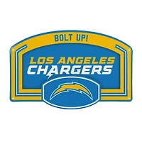 Los Angeles Chargers 11" x 17" Embossed USA Steel Buckle Wall Sign