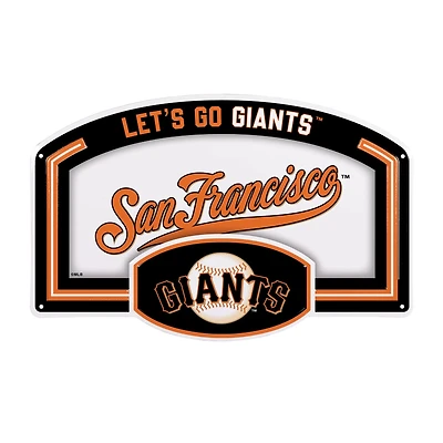San Francisco Giants 11" x 17" Embossed USA Steel Buckle Wall Sign