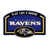 Baltimore Ravens 11" x 17" Embossed USA Steel Buckle Wall Sign