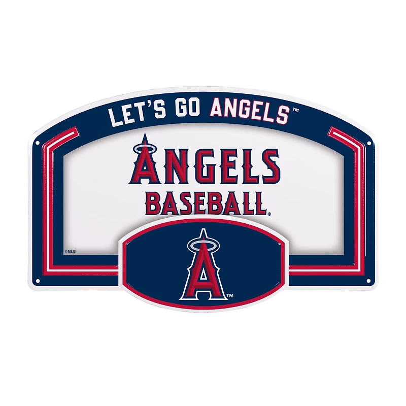 Los Angeles Angels 11" x 17" Embossed USA Steel Buckle Wall Sign