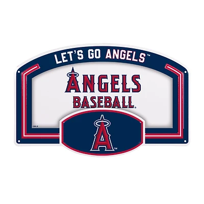 Los Angeles Angels 11" x 17" Embossed USA Steel Buckle Wall Sign