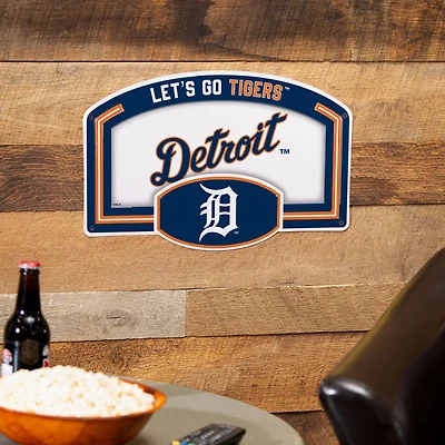 Detroit Tigers 11" x 17" Embossed USA Steel Buckle Wall Sign