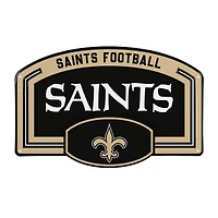 New Orleans Saints 11" x 17" Embossed USA Steel Buckle Wall Sign