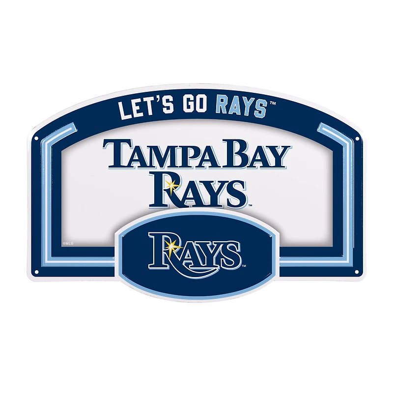 Tampa Bay Rays 11" x 17" Embossed USA Steel Buckle Wall Sign