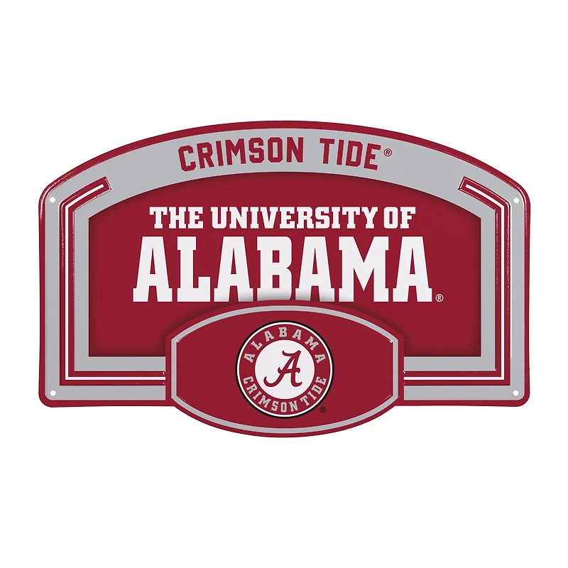 Alabama Crimson Tide 11" x 17" Embossed USA Steel Buckle Wall Sign