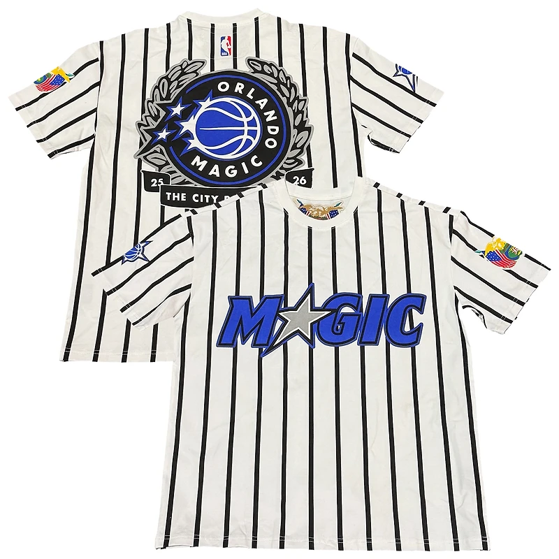 Men's Jeff Hamilton x Orlando Magic White Icon Edition Premium T-Shirt