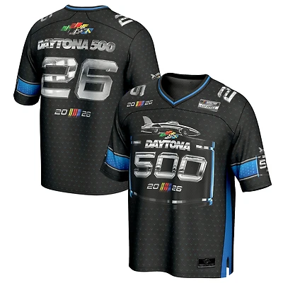 Men's ProSphere Black Daytona International Speedway 2026 500 Football Jersey