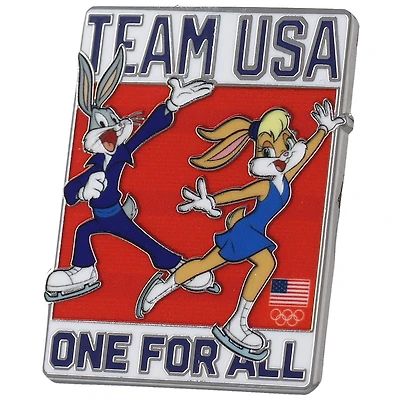 Team USA Looney Tunes Bugs and Lola Lapel Pin