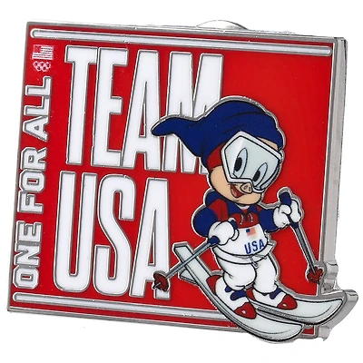 Team USA Porky Pig Lapel Pin