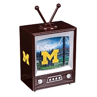 Michigan Wolverines 8" Vintage TV Water Globe Lantern with Mascot