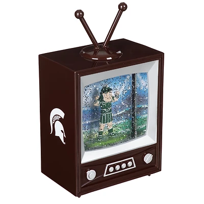 Michigan State Spartans 8" Vintage TV Water Globe Lantern with Mascot