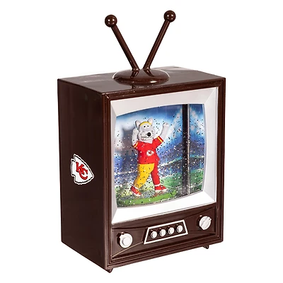 Kansas City Chiefs 8" Vintage TV Water Globe Lantern with Mascot