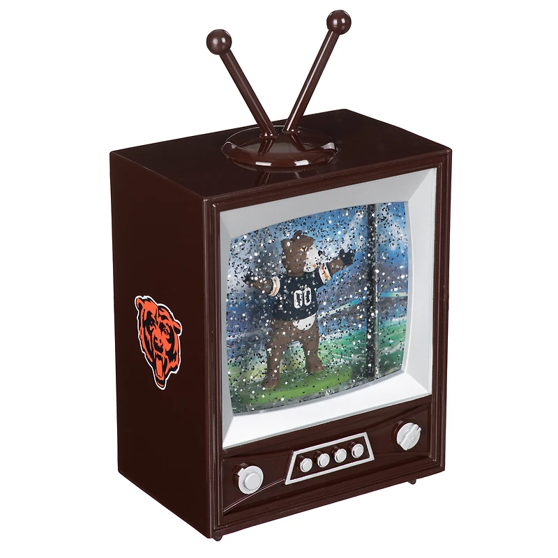 Chicago Bears 8" Vintage TV Water Globe Lantern with Mascot