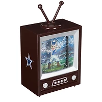 Dallas Cowboys 8" Vintage TV Water Globe Lantern with Mascot