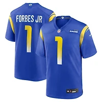Men's Nike Emmanuel Forbes Jr.  Royal Los Angeles Rams Team Game Jersey