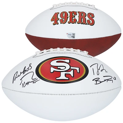 Brock Purdy, George Kittle, Brandon Aiyuk & Deebo Samuel San Francisco 49ers Autographed Franklin White Panel Football