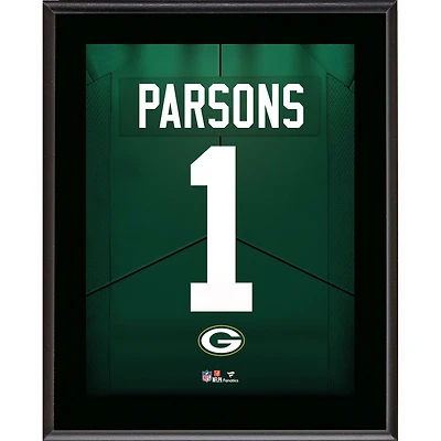 Micah Parsons Green Bay Packers 10.5" x 13" Jersey Number Sublimated Player Plaque