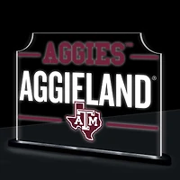 Texas A&M Aggies 10" LED Tabletop Rectangle Fan Cheer Desklite Sign